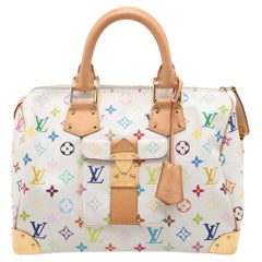 Louis Vuitton Multicolor Speedy 30 White