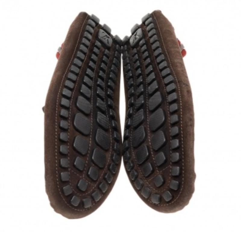 Louis Vuitton - Mocassins Arizona en daim multicolore, taille 42 en vente 1