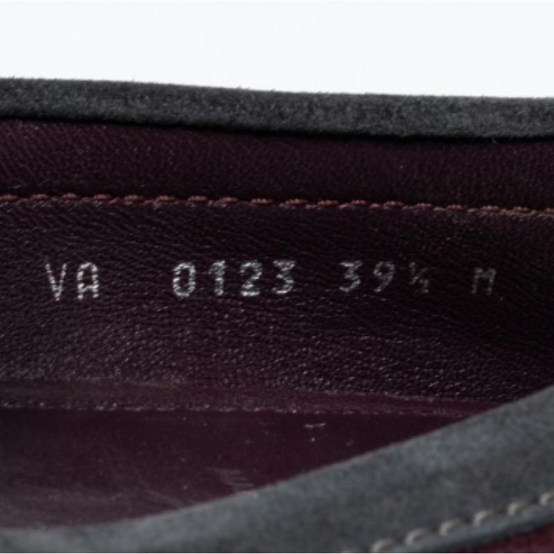 Louis Vuitton Multicolor Suede Loafers Size 39.5 For Sale 2