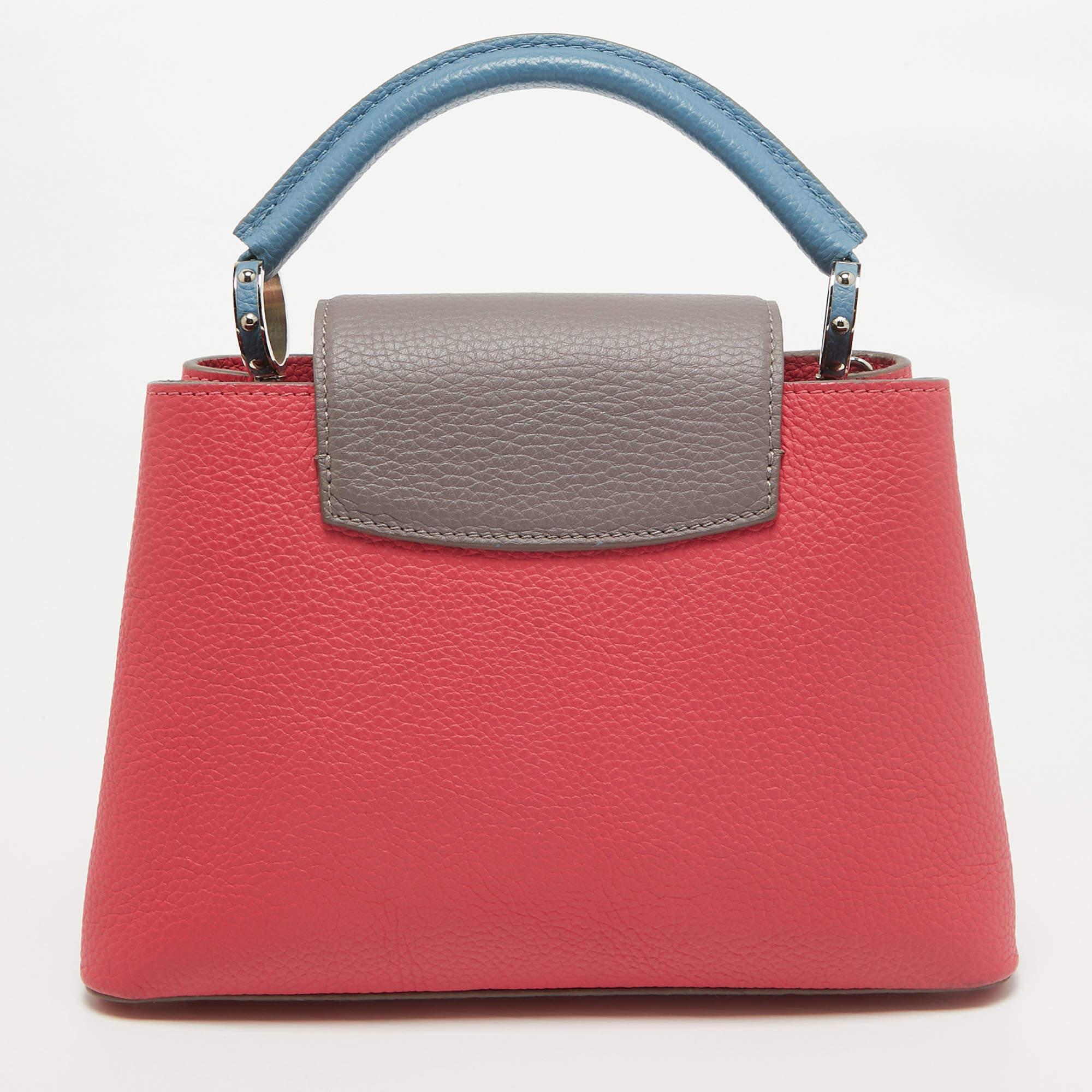 Louis Vuitton Multicolor Taurillon Leather Capucines BB Bag In Good Condition In Dubai, Al Qouz 2