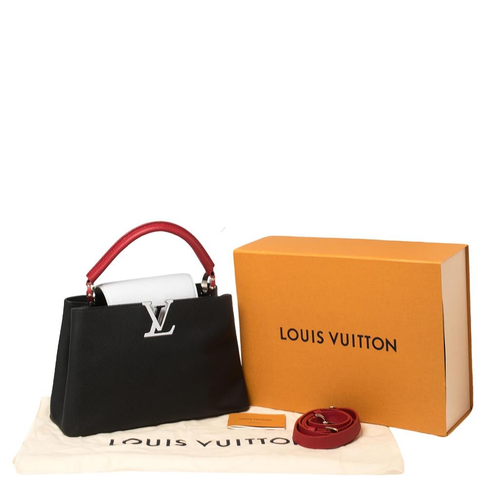 Louis Vuitton Multicolor Taurillon Leather Capucines MM Bag 7