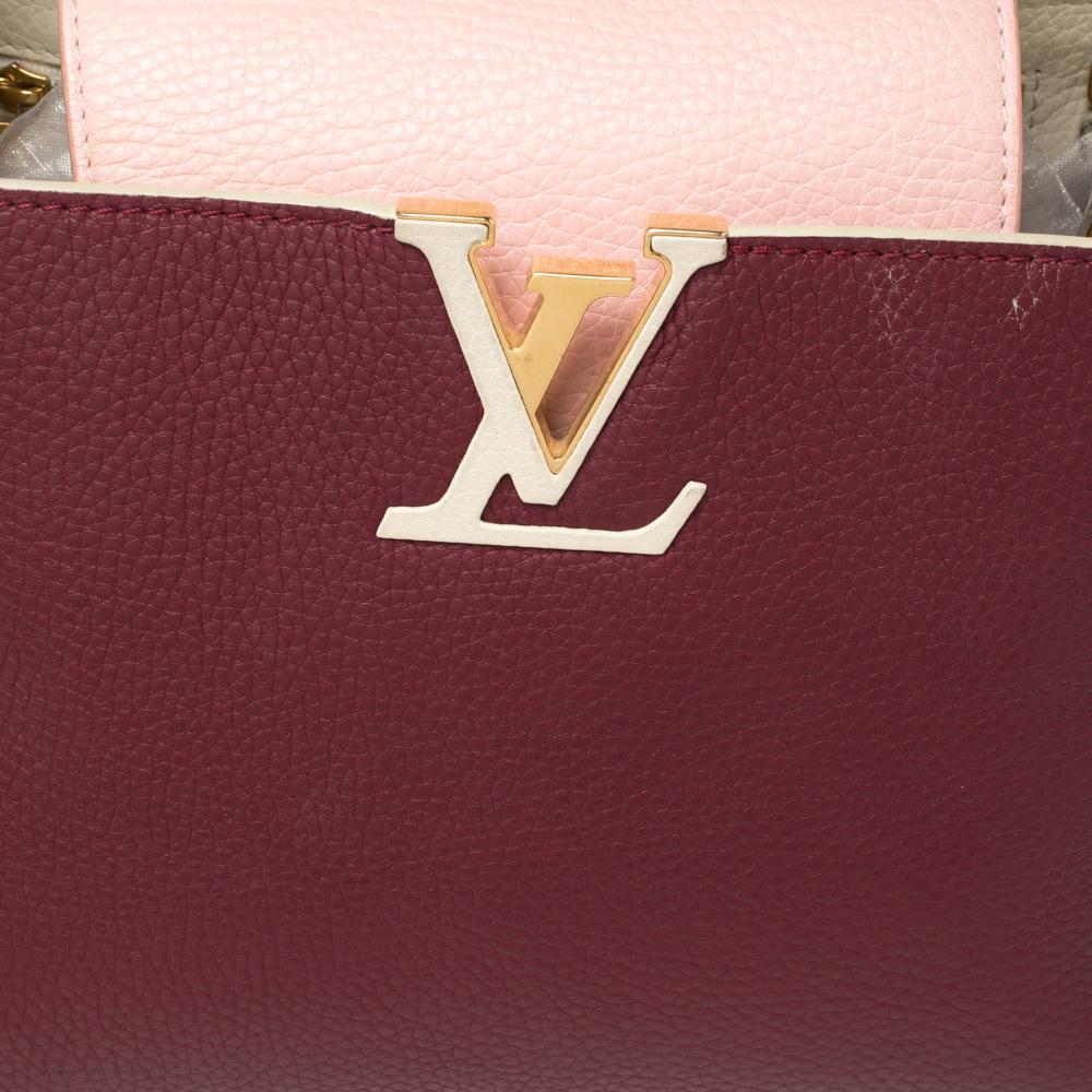 Louis Vuitton Multicolor Taurillon Leather Capucines PM Bag 4