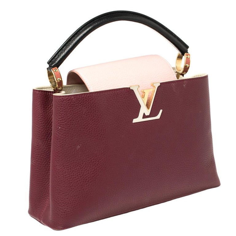 Louis Vuitton Capucines PM Taurillon Leather Shoulder Bag