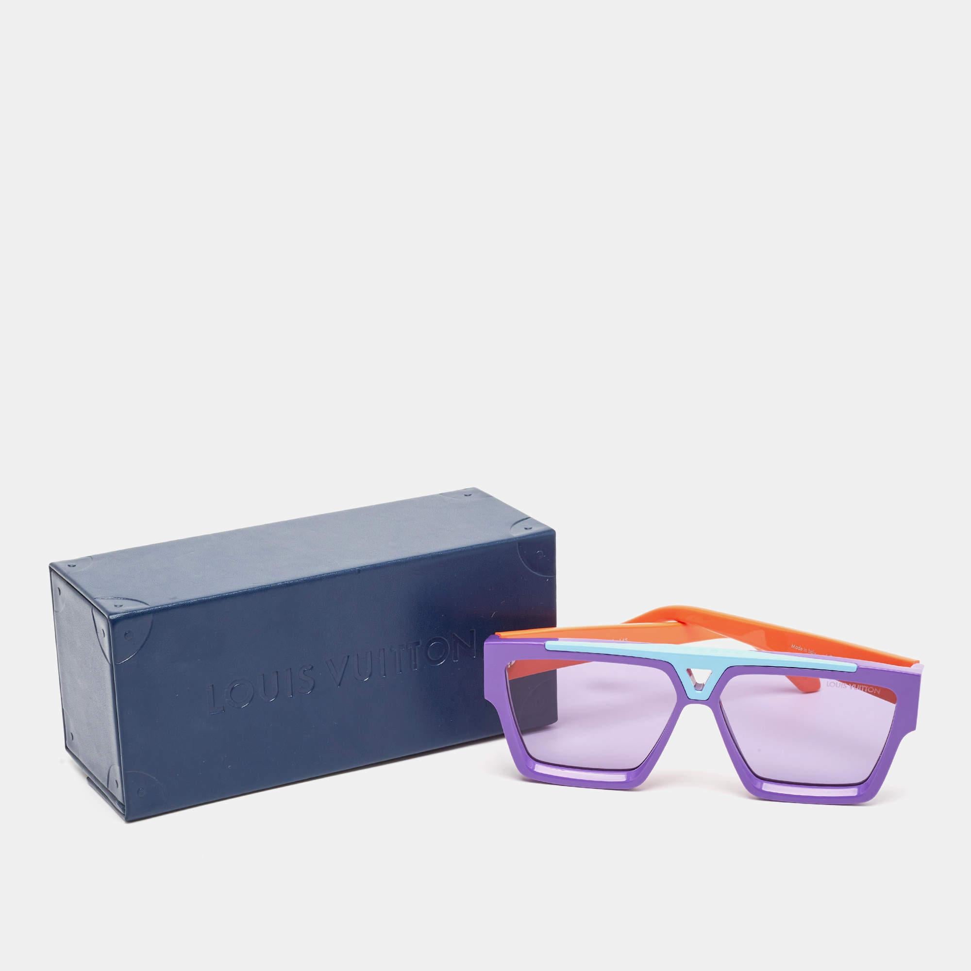 Louis Vuitton Multicolor Z1894W 1.1 Evidence Square Sunglasses In Good Condition In Dubai, Al Qouz 2