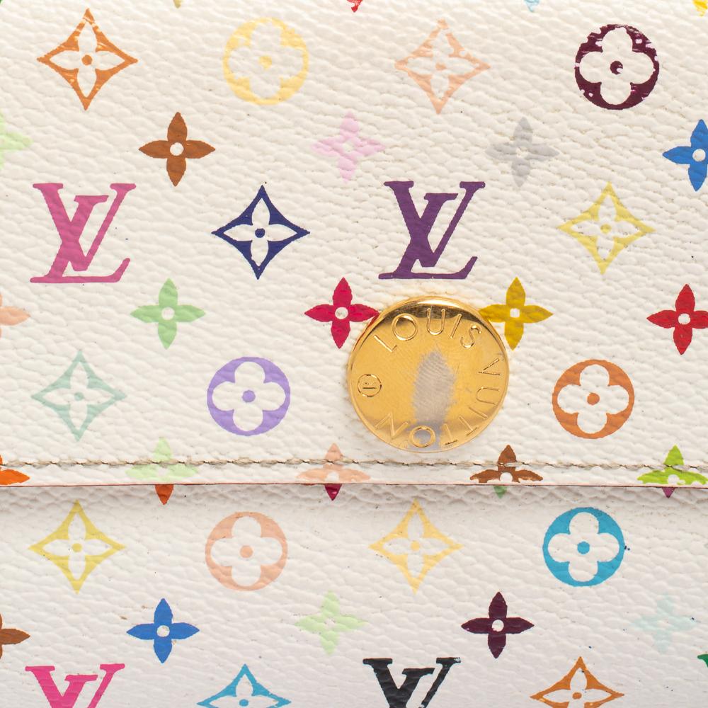 Louis Vuitton Multicolore Monogram Coated Canavas Sarah Continental Wallet 2