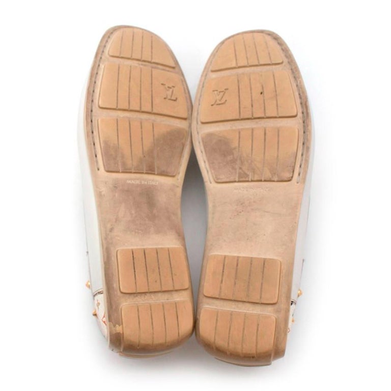LV 26ss Loafers White Multicolor Monogram Canvas 656958 main image 0