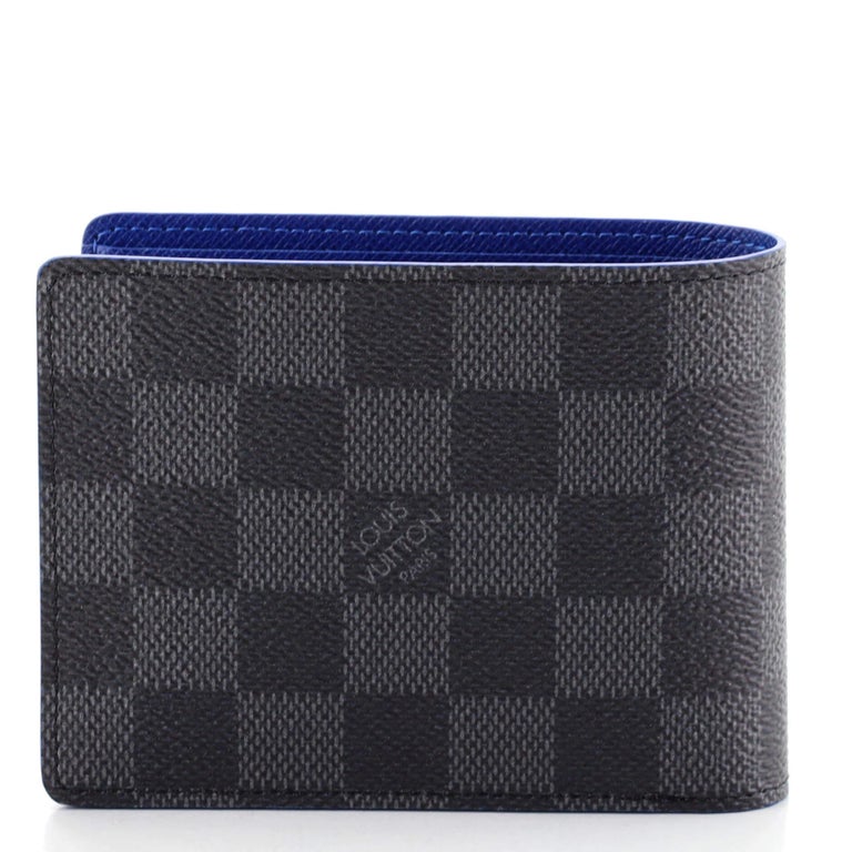 Louis Vuitton Multiple Wallet Limited Edition Interlinked Logo Damier  Graphite