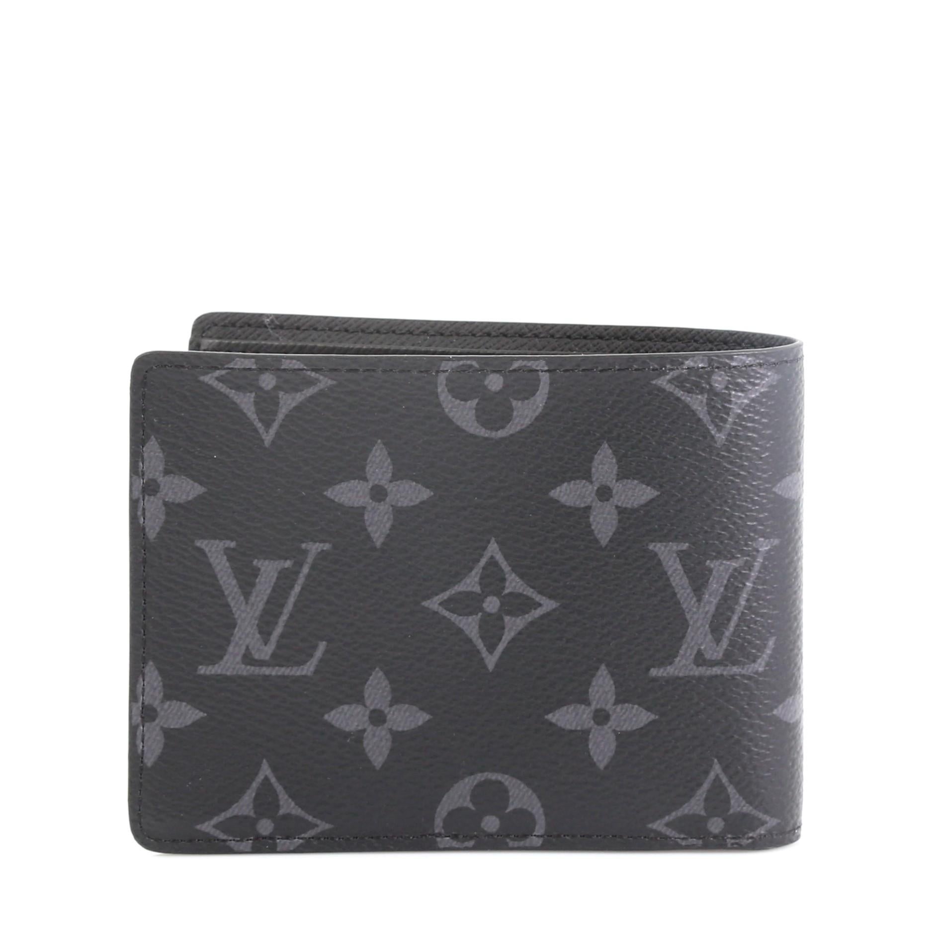 louis vuitton monogram eclipse multiple wallet