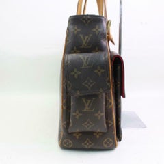 Louis Vuitton Multipli Cite 870607 Brown Monogram Canvas and Calfskin Tote
