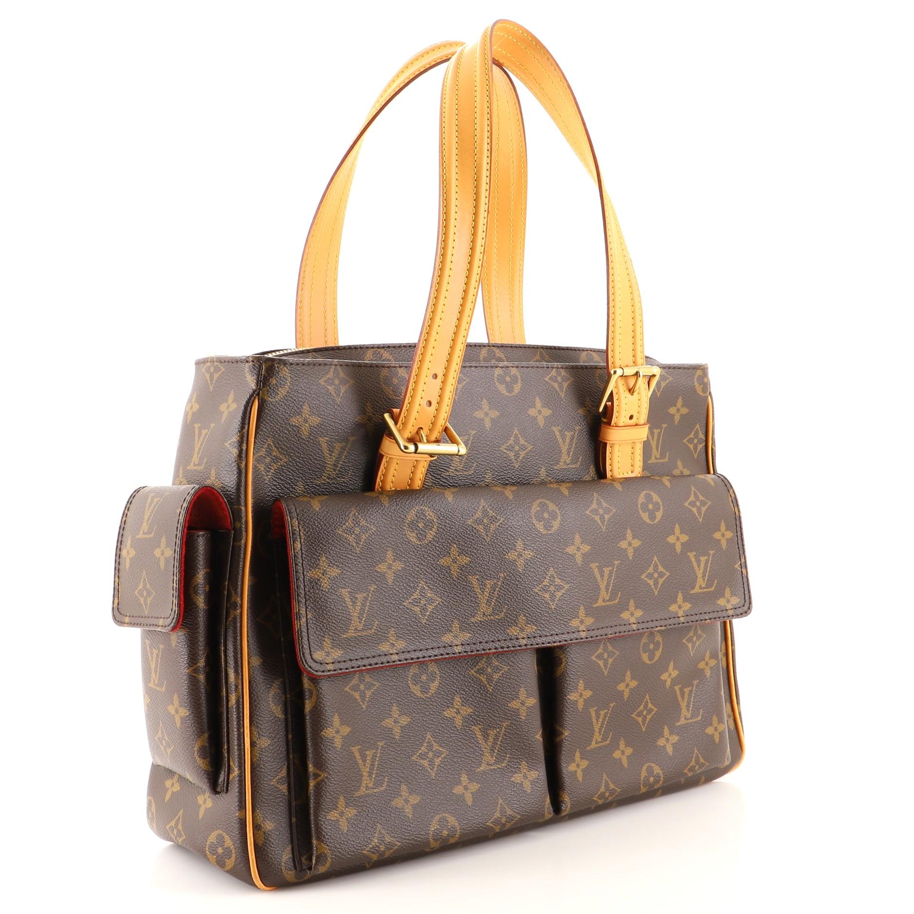 Condition: Marketplace Only. Odor in interior. Illegible code. Creasing on exterior and handles, loss of shape on base, darkening, wear, scuffs and watermarks on leather trims and handles. Minor wear in interior, scratches and tarnish on