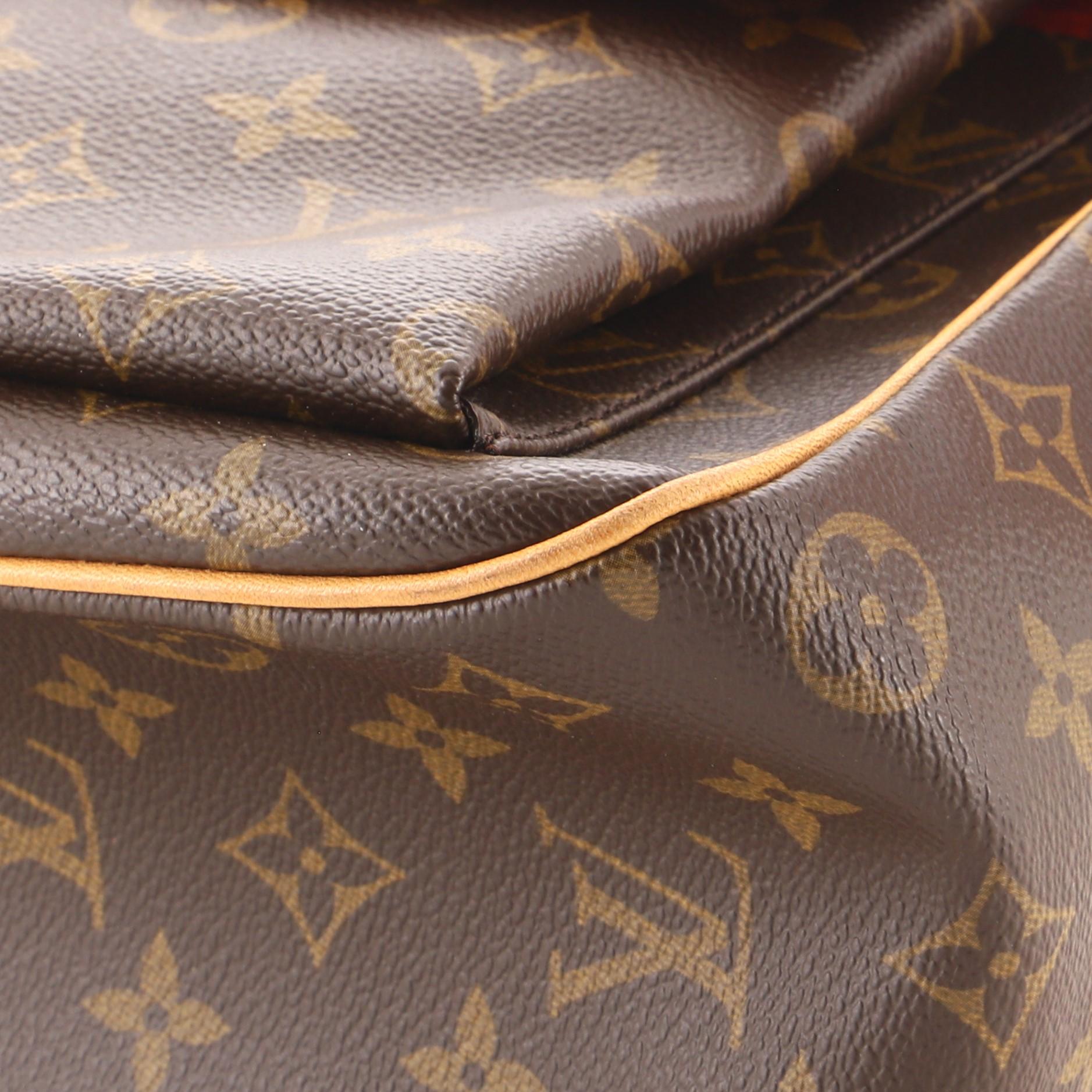 Black Louis Vuitton Multipli Cite Handbag Monogram Canvas