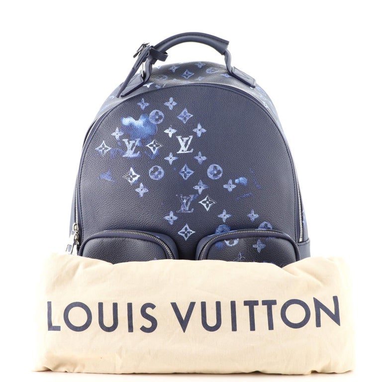 Louis Vuitton Multipocket Backpack Limited Edition Monogram Ink Watercolor  at 1stDibs  louis vuitton watercolor backpack, lv watercolor backpack,  silver louis vuitton backpack