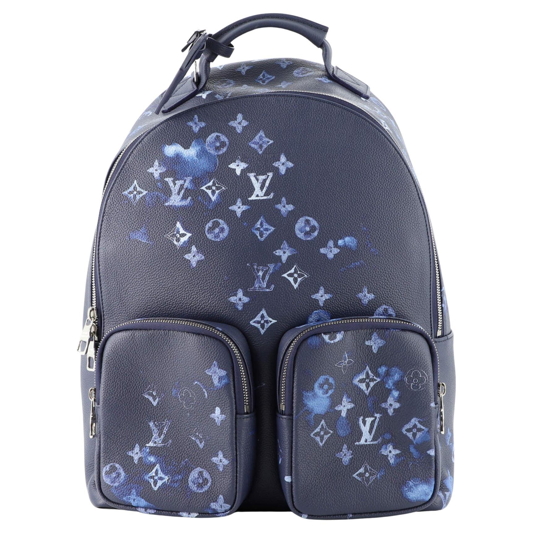 Louis Vuitton Multipocket Backpack Limited Edition Monogram Ink Watercolor 