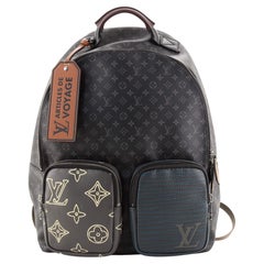 Louis Vuitton Multipocket Backpack Patchwork Monogram Canvas and Printed 