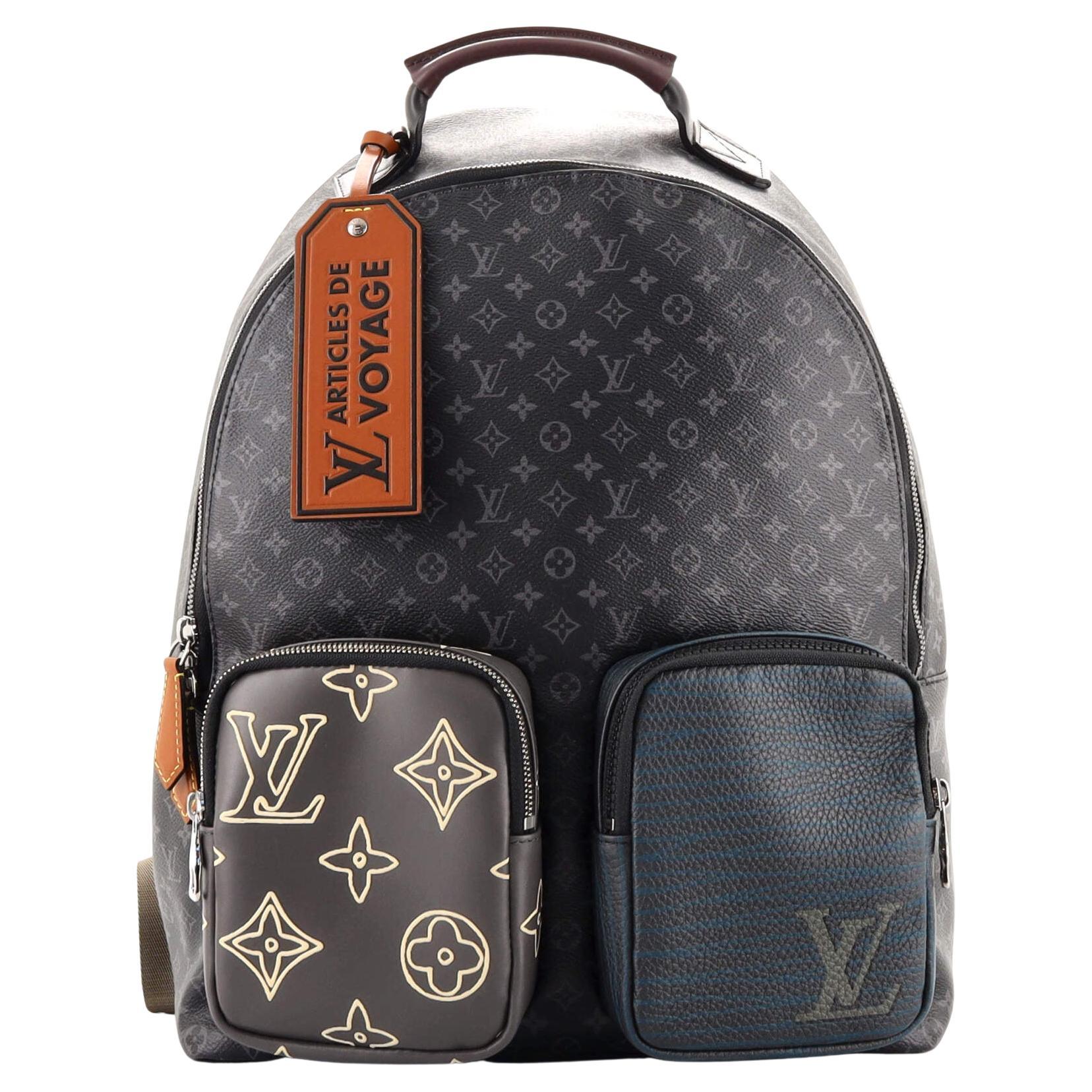 Louis Vuitton Multipocket Backpack Patchwork Monogram Eclipse Canvas and  Printed at 1stDibs | louis vuitton articles de voyage backpack, lv articles  de voyage backpack, louis vuitton backpack multipocket