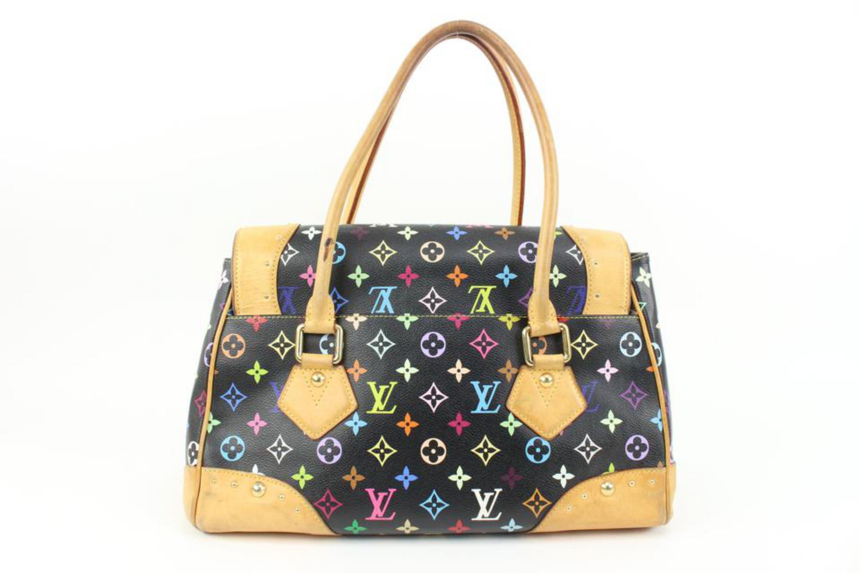 Louis Vuitton Murakami Black Multicolor Beverly GM 61lk325s 1