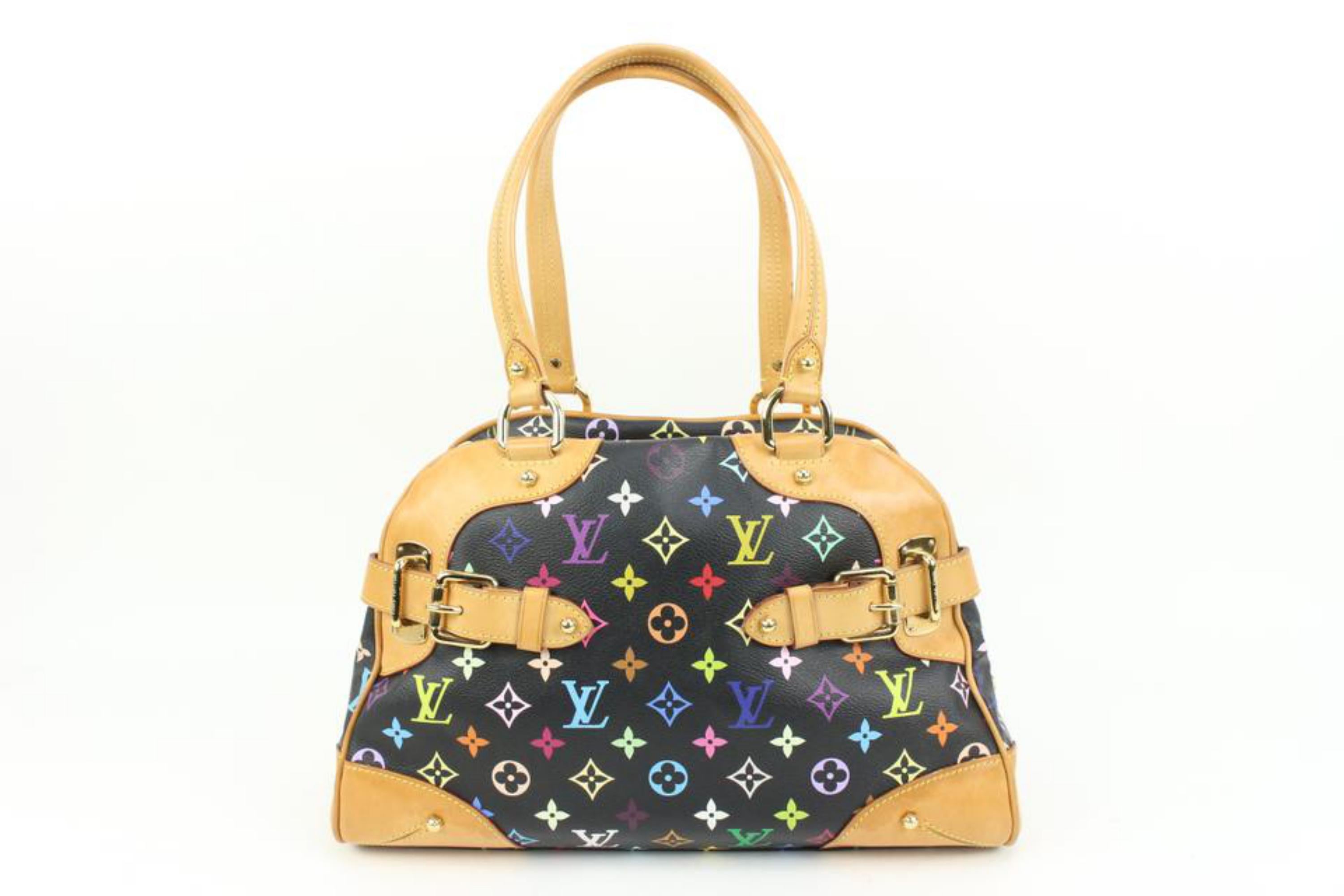 Louis Vuitton Murakami Black Multicolor Claudia Bowler Shoulder Bag 41lk79 3