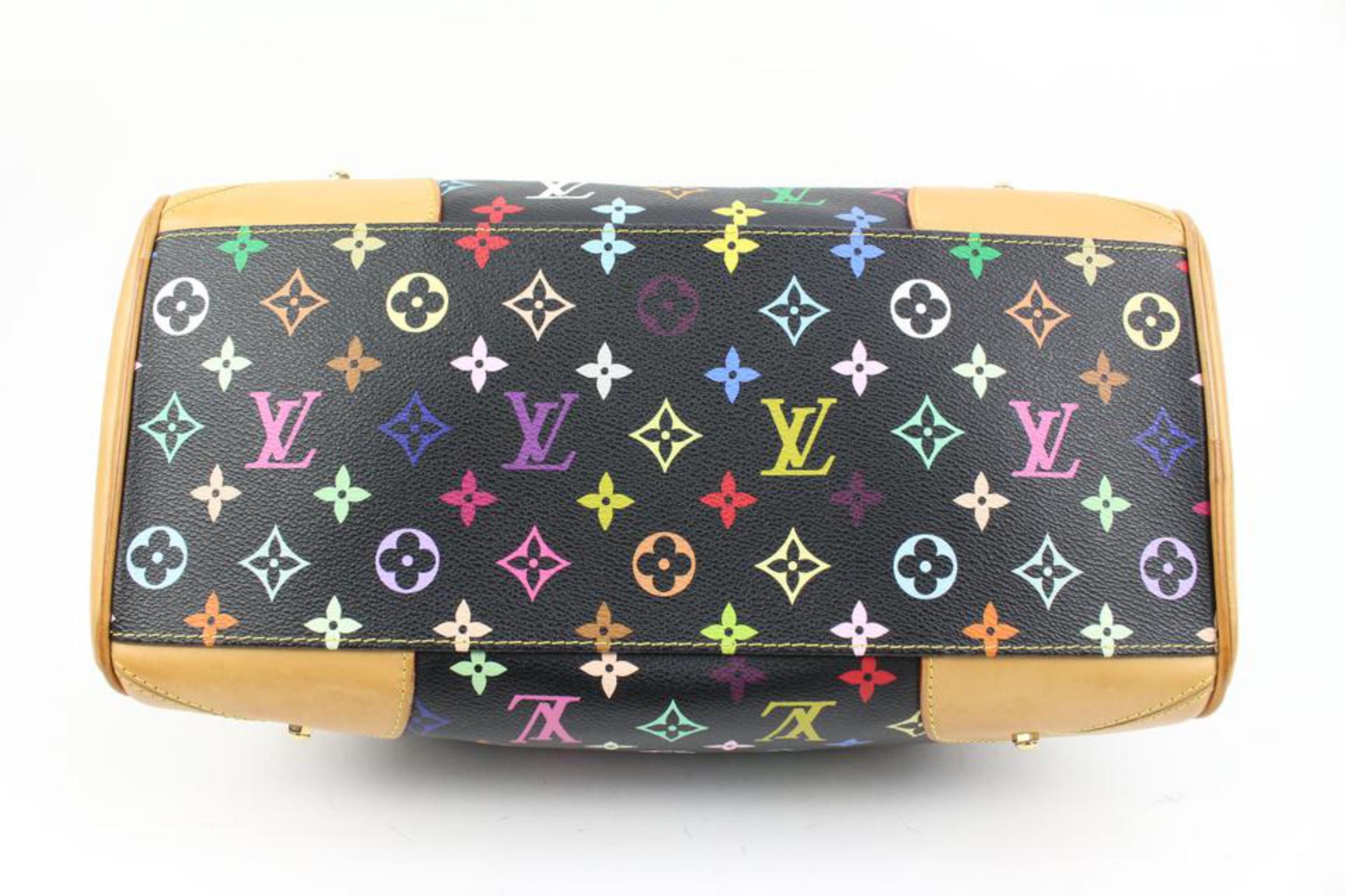Louis Vuitton Murakami Black Multicolor Claudia Bowler Shoulder Bag 41lk79 5