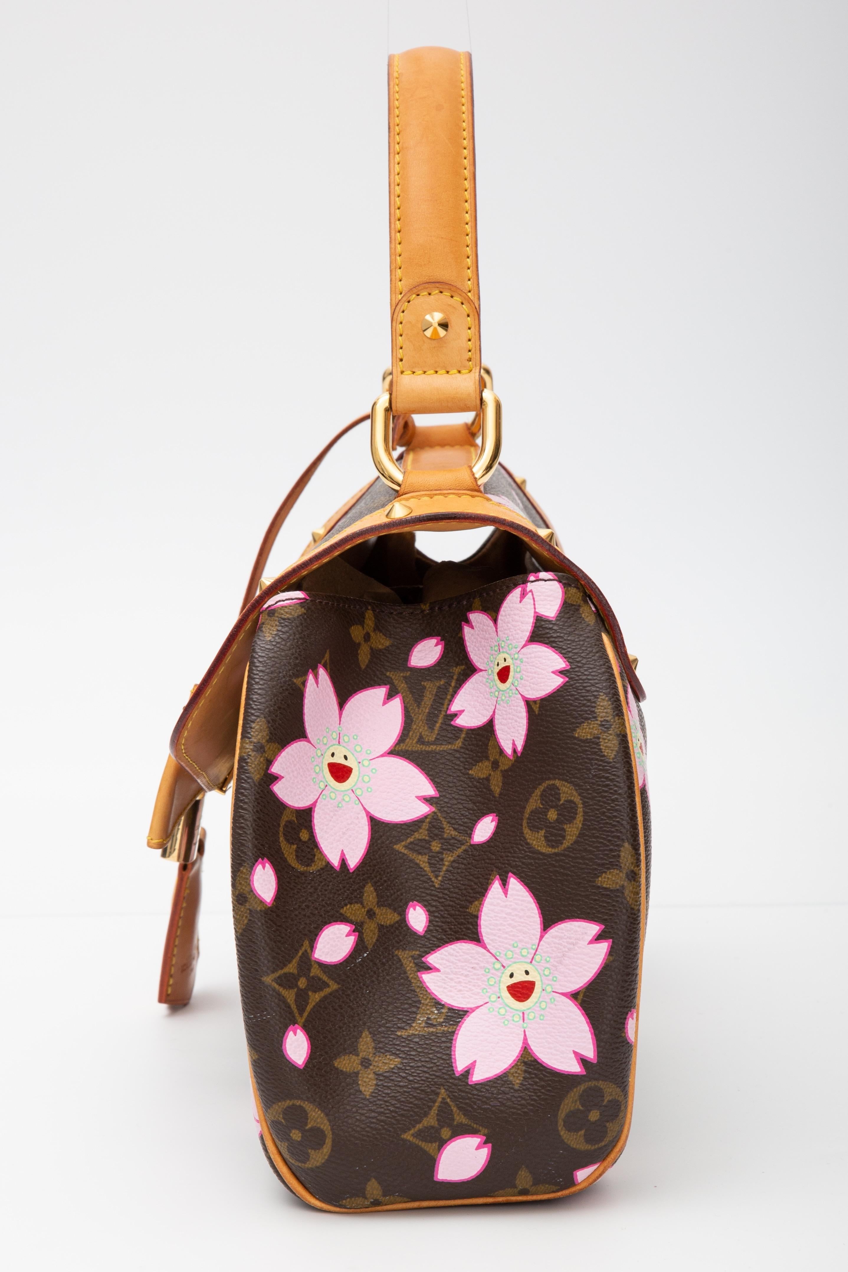 Sac Retro-Tasche aus Murakami- Kirschbaumholz von Louis Vuitton (2003) für Damen oder Herren