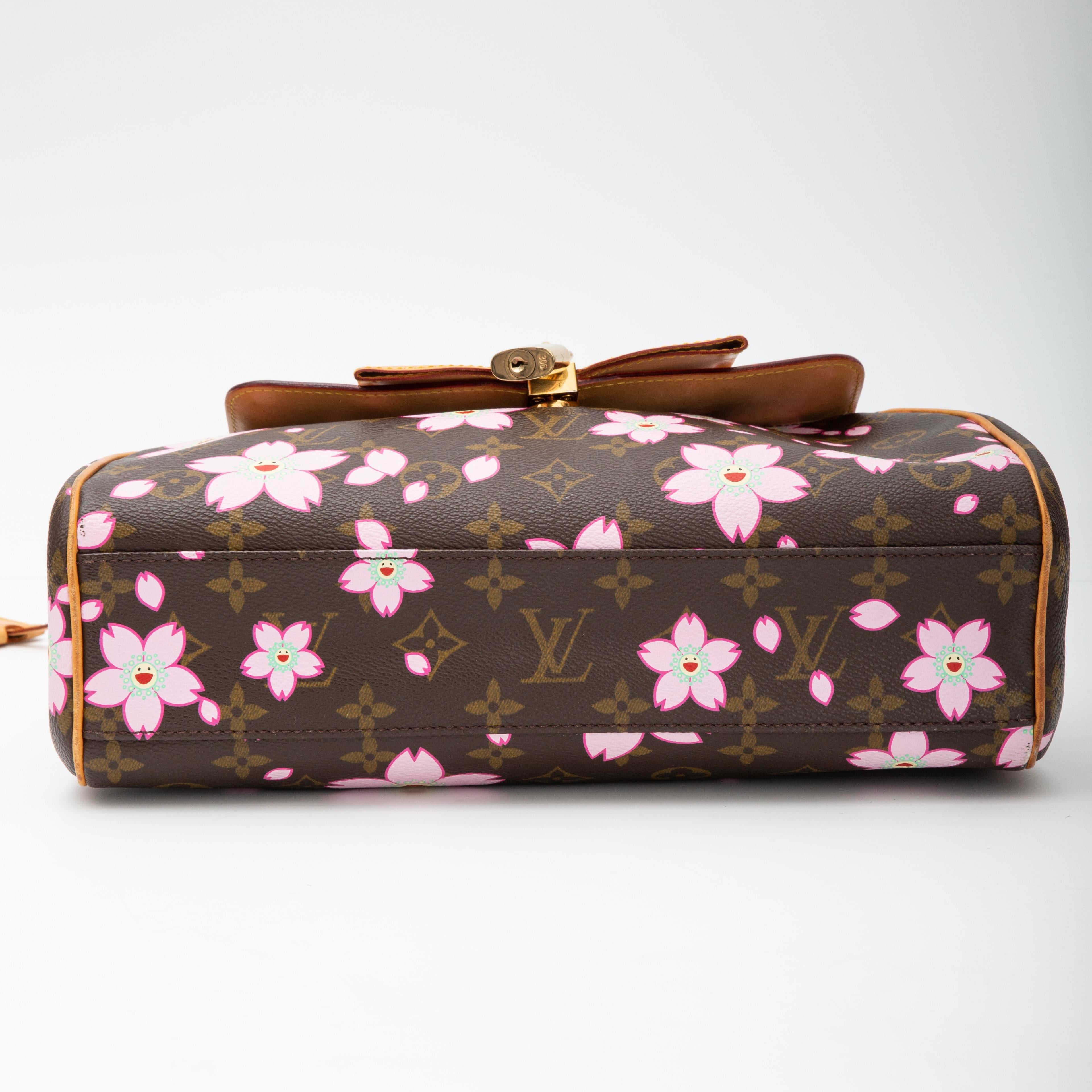 Sac Retro-Tasche aus Murakami- Kirschbaumholz von Louis Vuitton (2003) 1