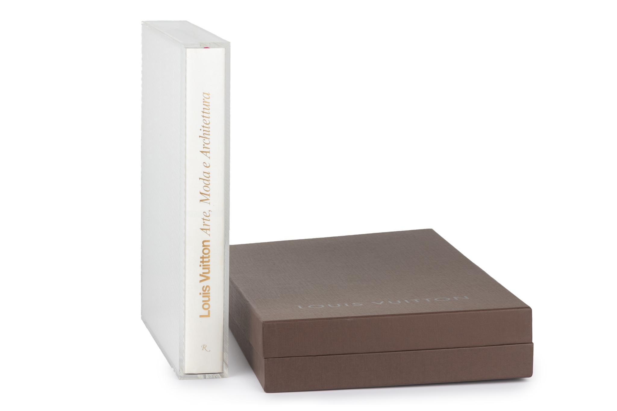Gray Louis Vuitton Murakami Lucite Book New