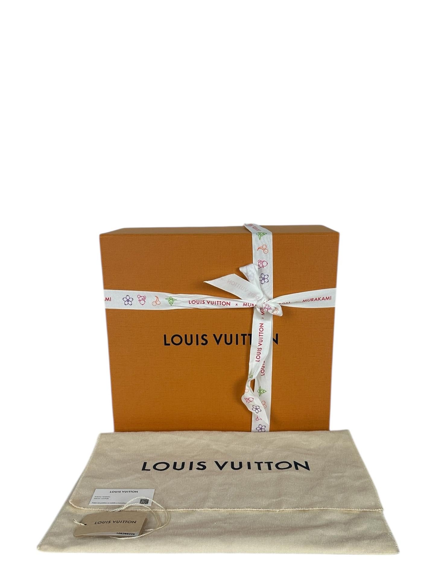 Louis Vuitton Murakami LV X TM in pelle d'agnello goffrata Monogram BB Crossbody in vendita 6