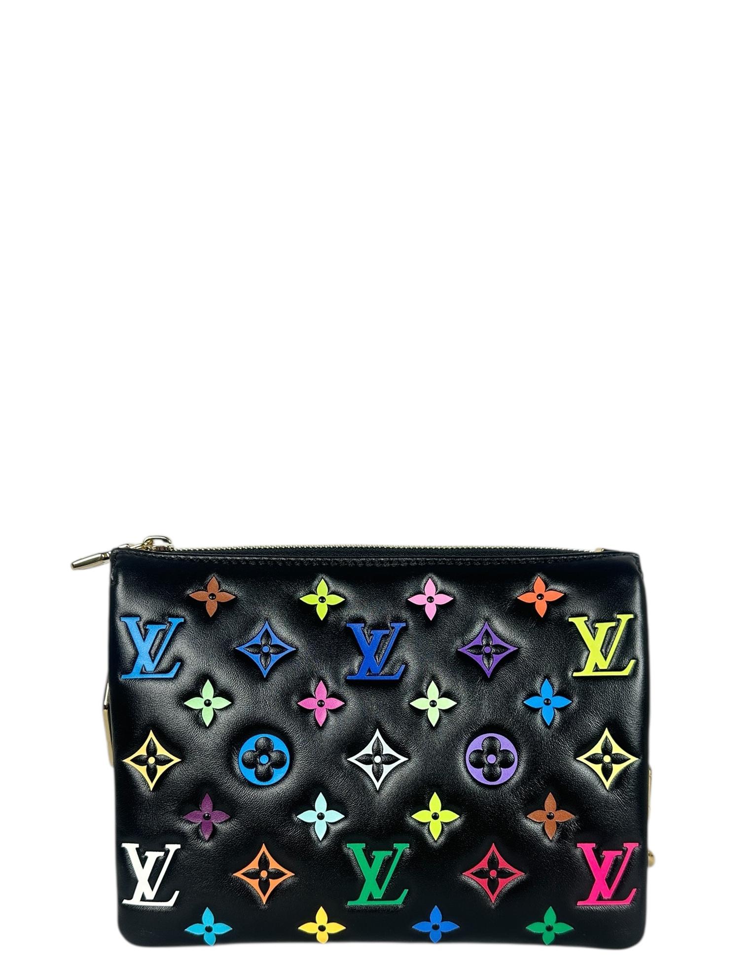 Louis Vuitton Murakami LV X TM in pelle d'agnello goffrata Monogram BB Crossbody In condizioni ottime in vendita a New York, NY