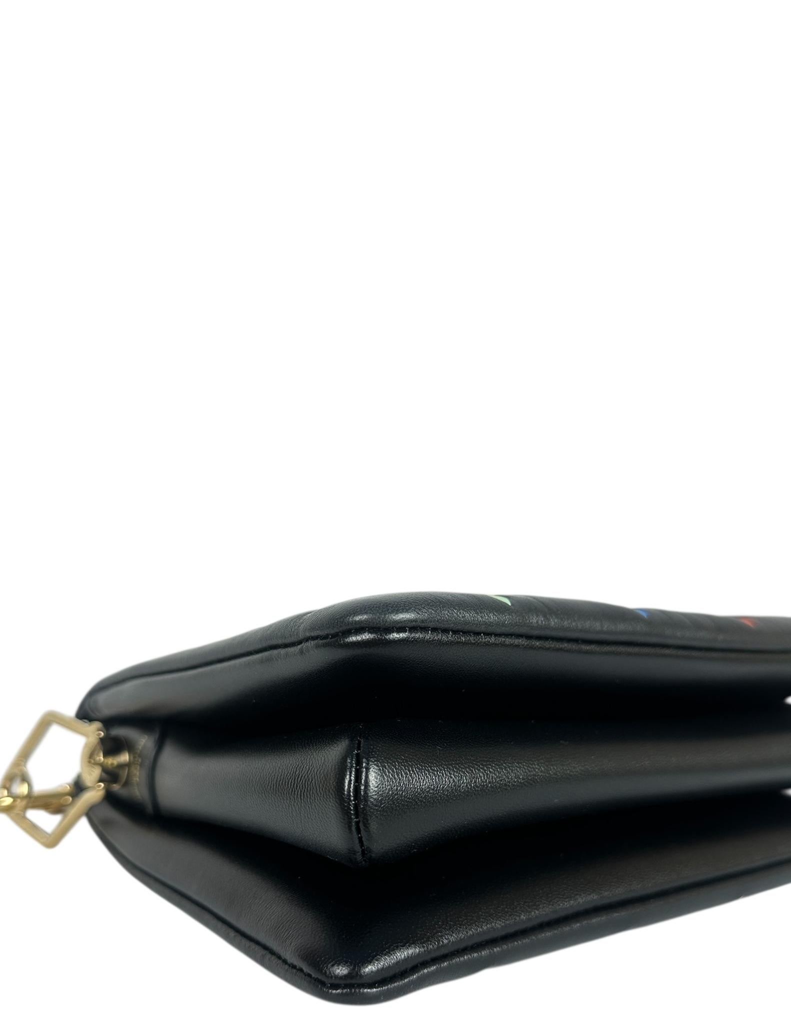 Louis Vuitton Murakami LV X TM in pelle d'agnello goffrata Monogram BB Crossbody in vendita 1