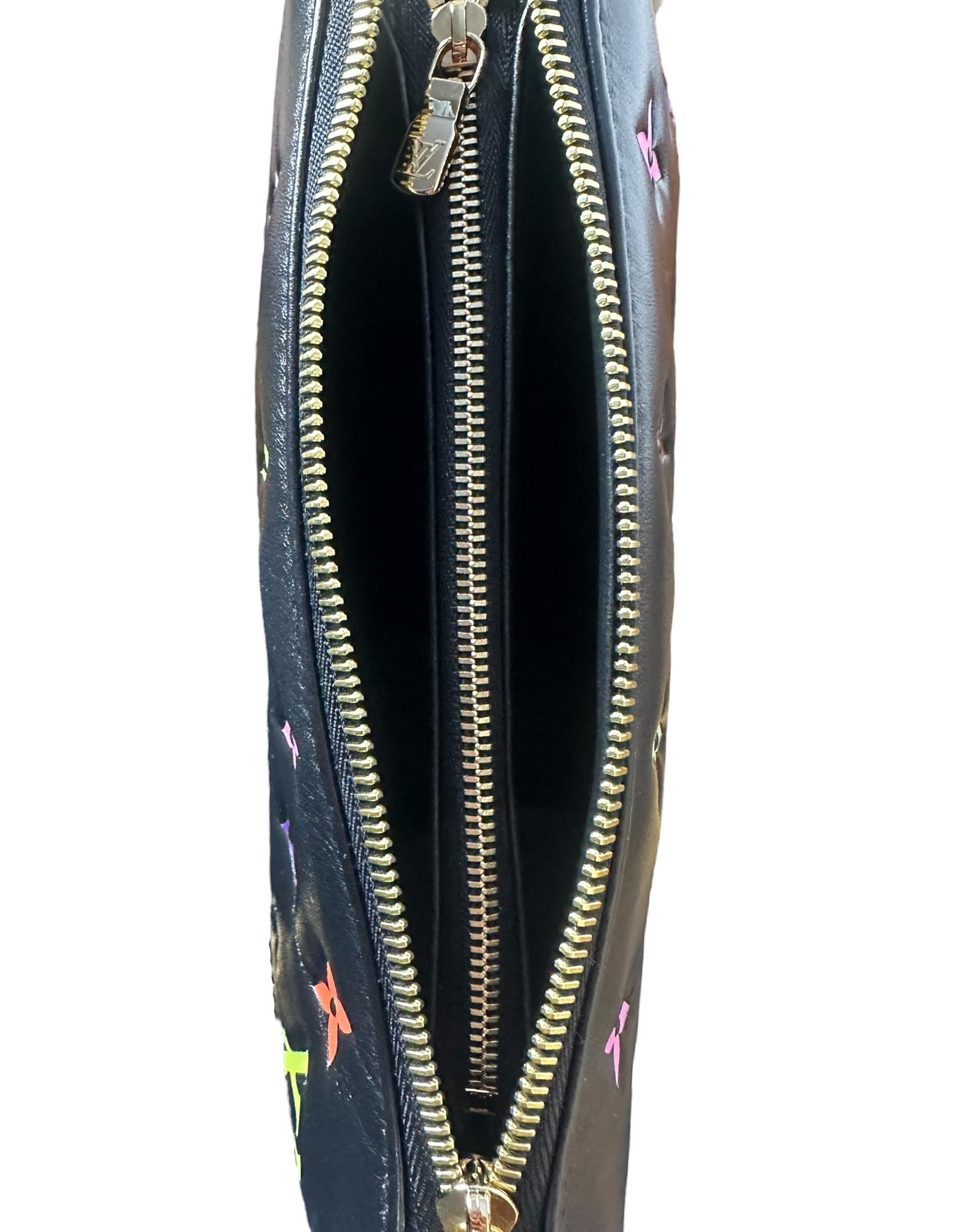 Louis Vuitton Murakami LV X TM in pelle d'agnello goffrata Monogram BB Crossbody in vendita 3
