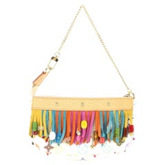 Louis Vuitton Murakami Monogram Multicolor Fringe Pochette Accessories 1LVJ1117