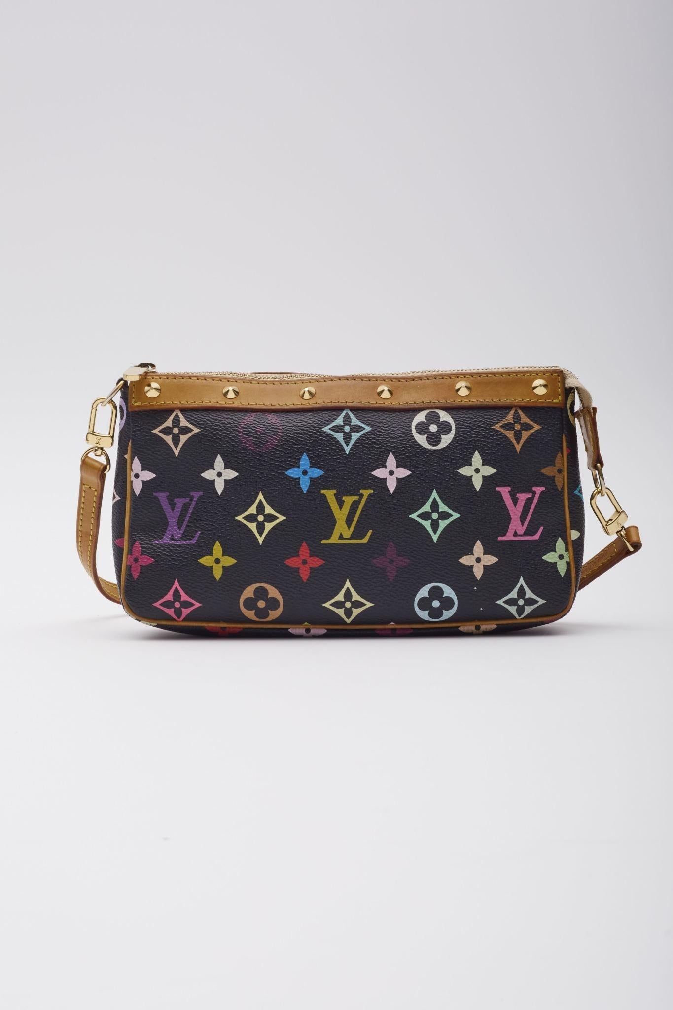 Louis vuitton monogram multicolor pochette sale