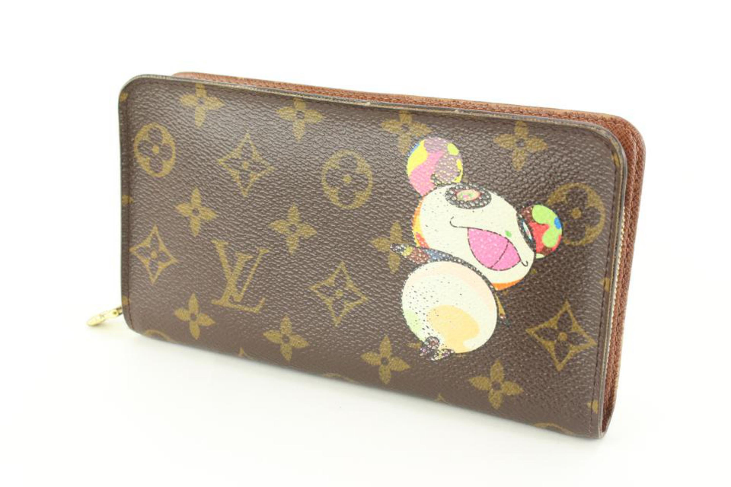 Louis Vuitton Murakami Monogram Panda Zippy Wallet Long 80lk615s 7