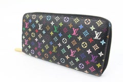 Louis Vuitton Murakami Multicolor Long Zippy Wallet 57lk325s