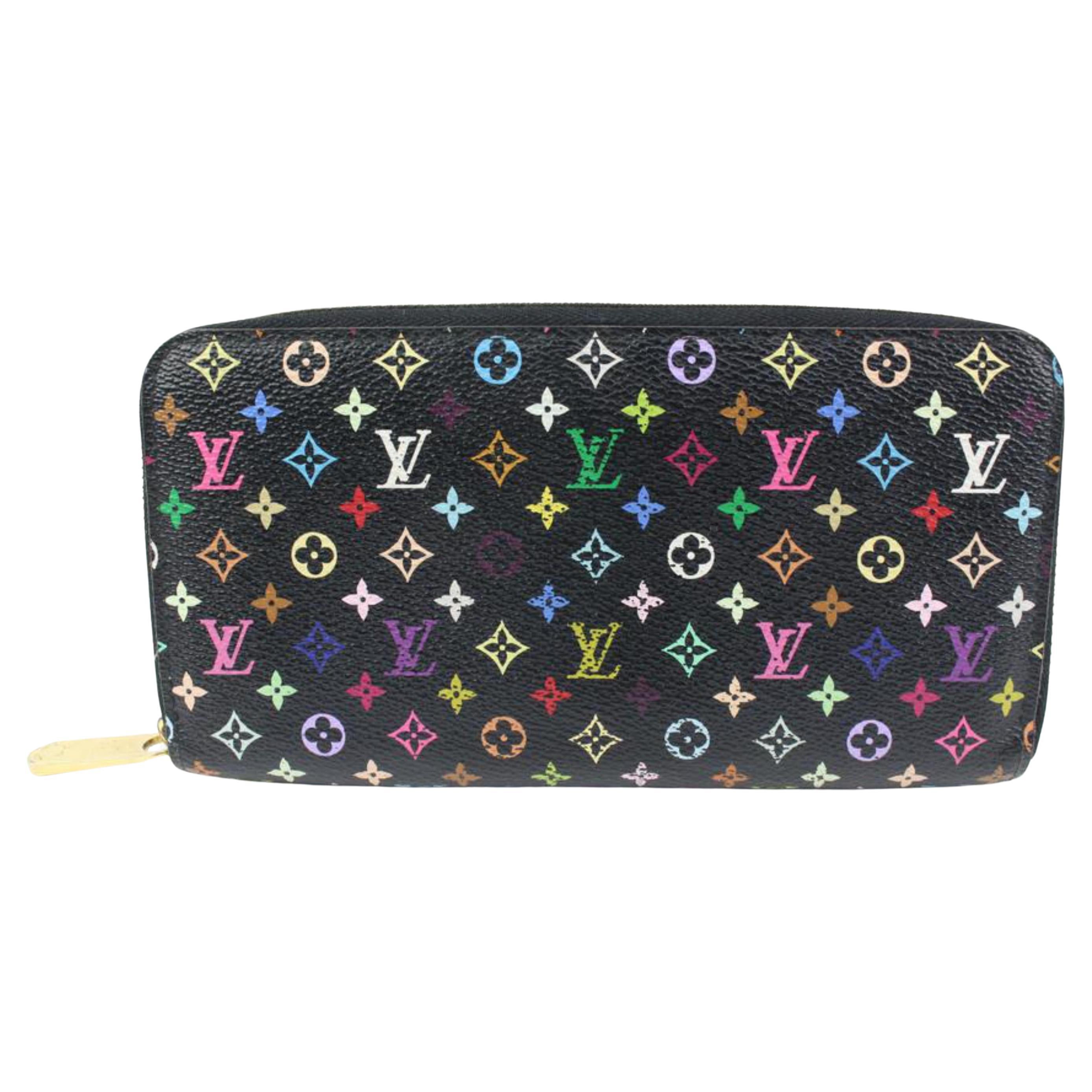 Louis Vuitton Murakami Multicolor Long Zippy Wallet 57lk325s