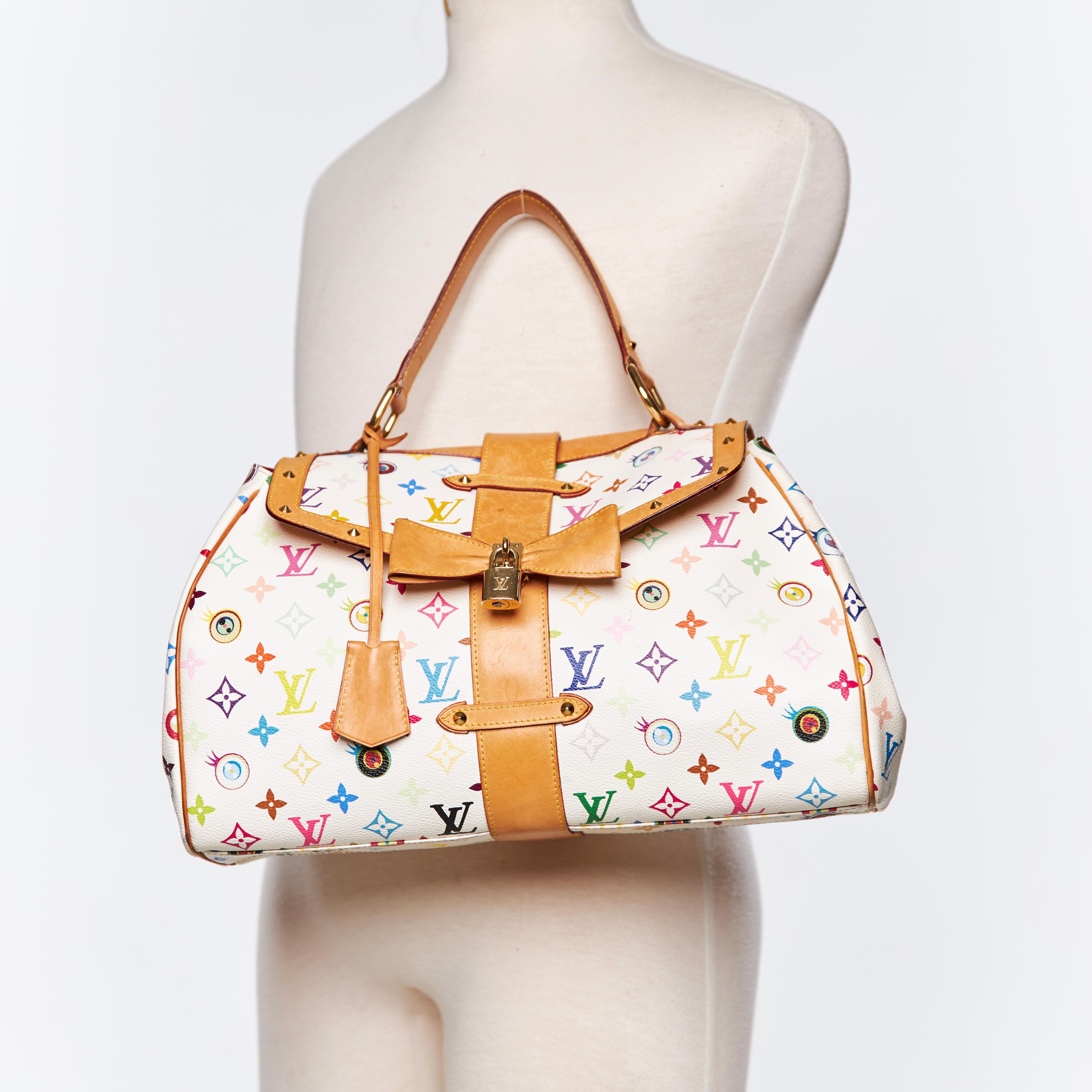 Designed by Takashi Murakami for Louis Vuitton with creative director Marc Jacobs in 2003. Limited production bag, Numbered N°259.

Iconic limited edition collaboration between artist Takashi Murakami and Louis Vuitton with creative director Marc