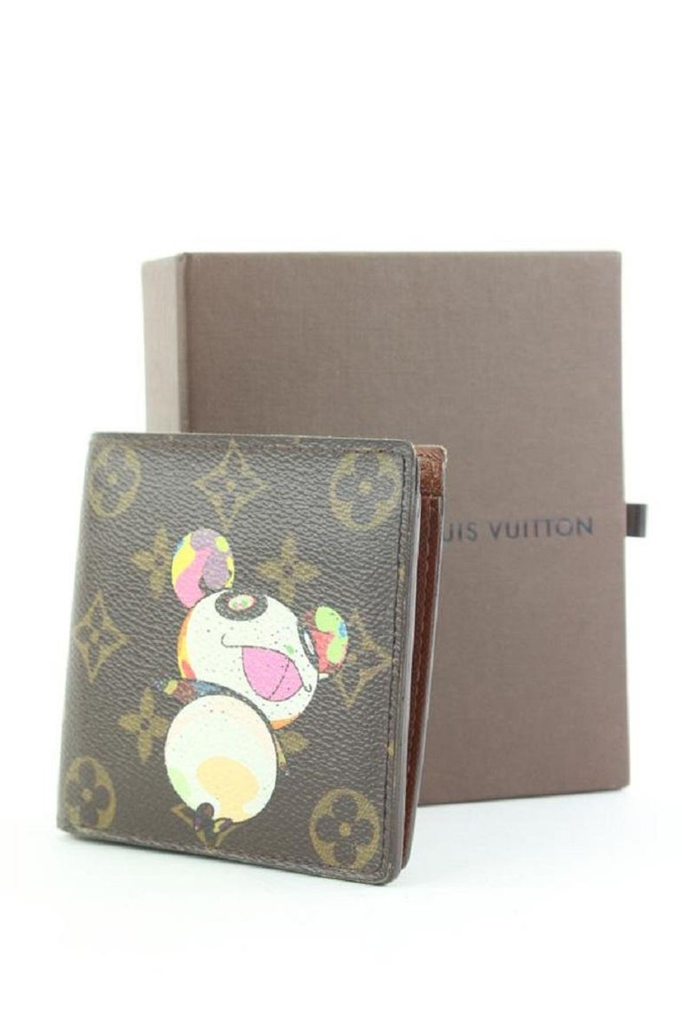 Louis Vuitton X Takashi Murakami Monogram Panda Long Wallet NEW at 1stDibs