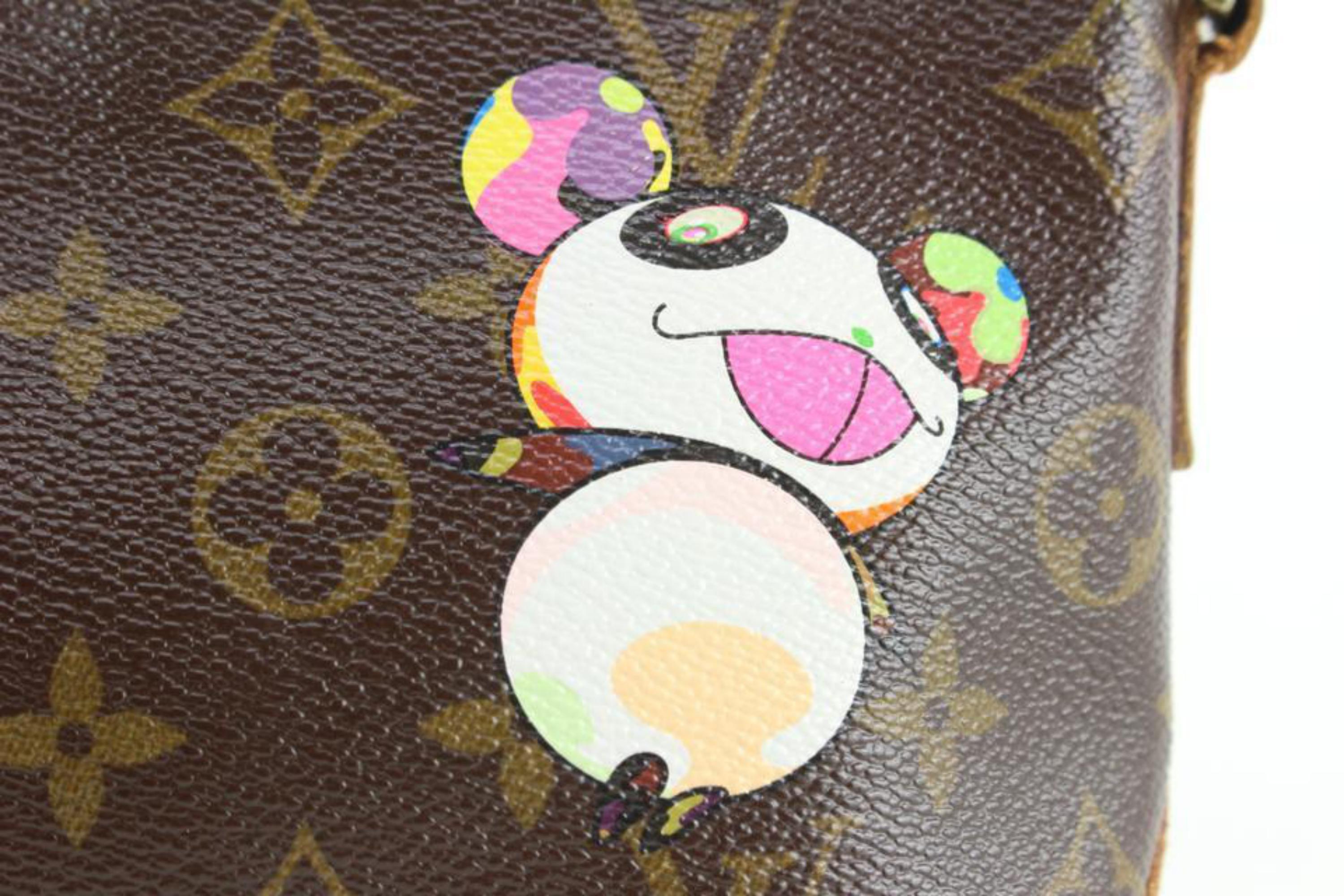 Louis Vuitton X Takashi Murakami Monogram Panda Long Wallet NEW at 1stDibs