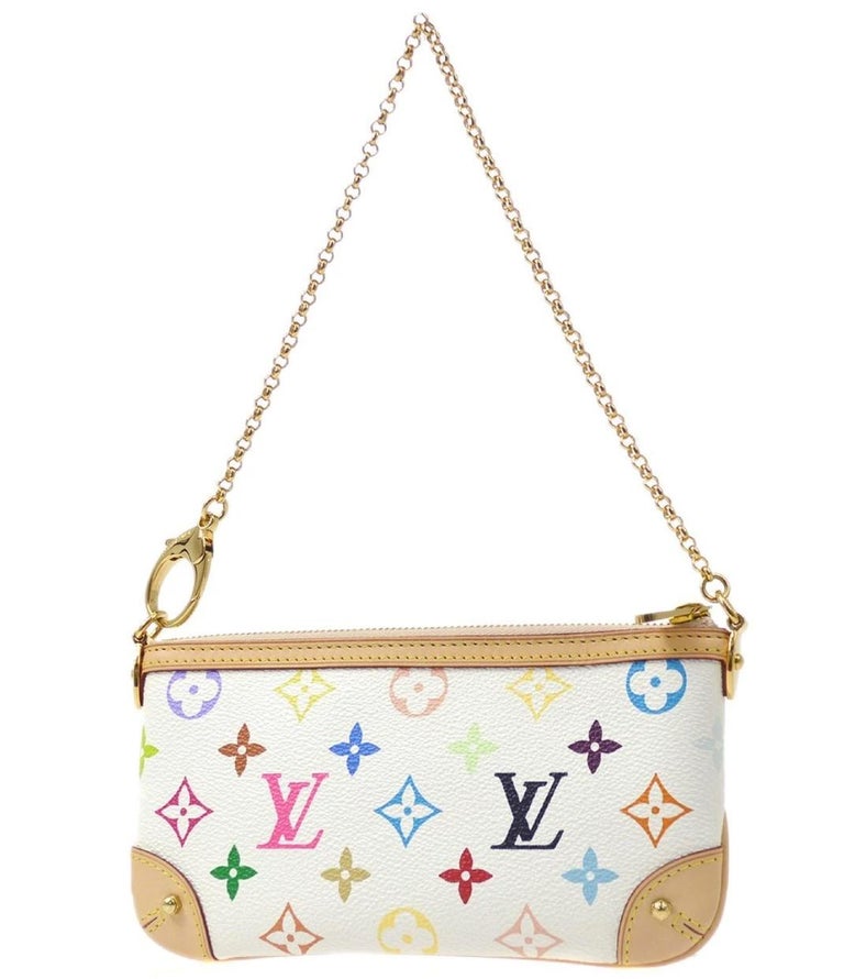 Louis Vuitton, Bags, Hold For Phanya Louis Vuitton X Murakami Vintage Y2k  Theda Pm Rainbow Bag