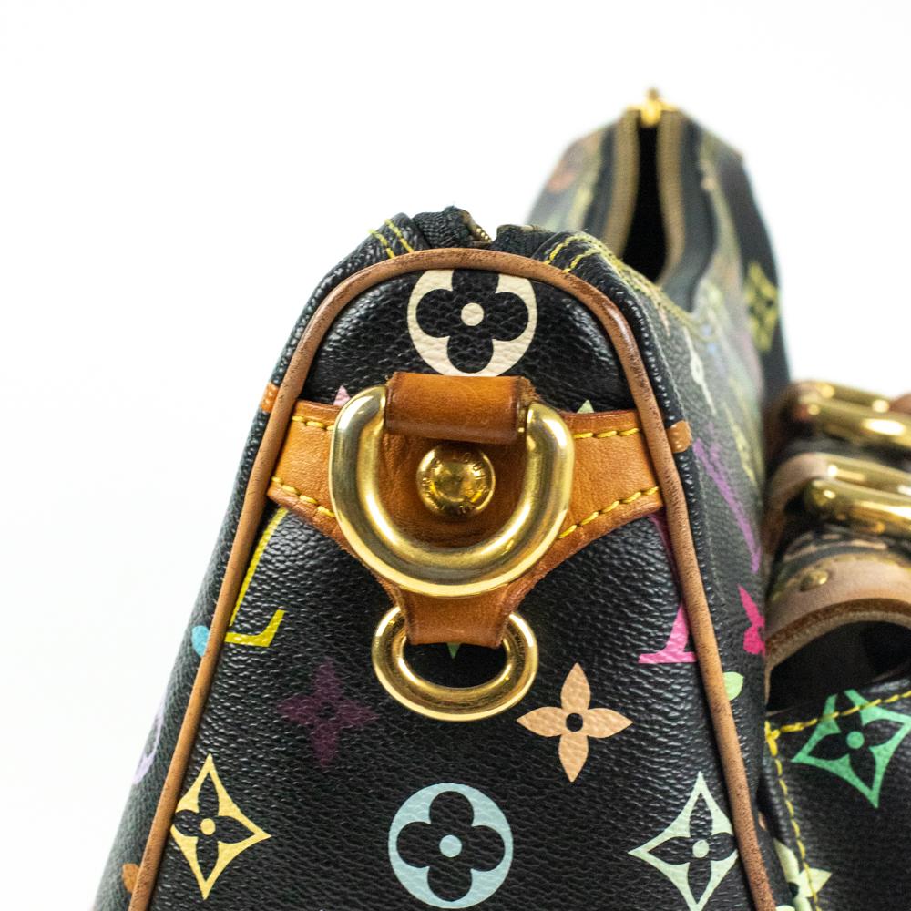 Louis Vuitton, Murakami small in black canvas 7