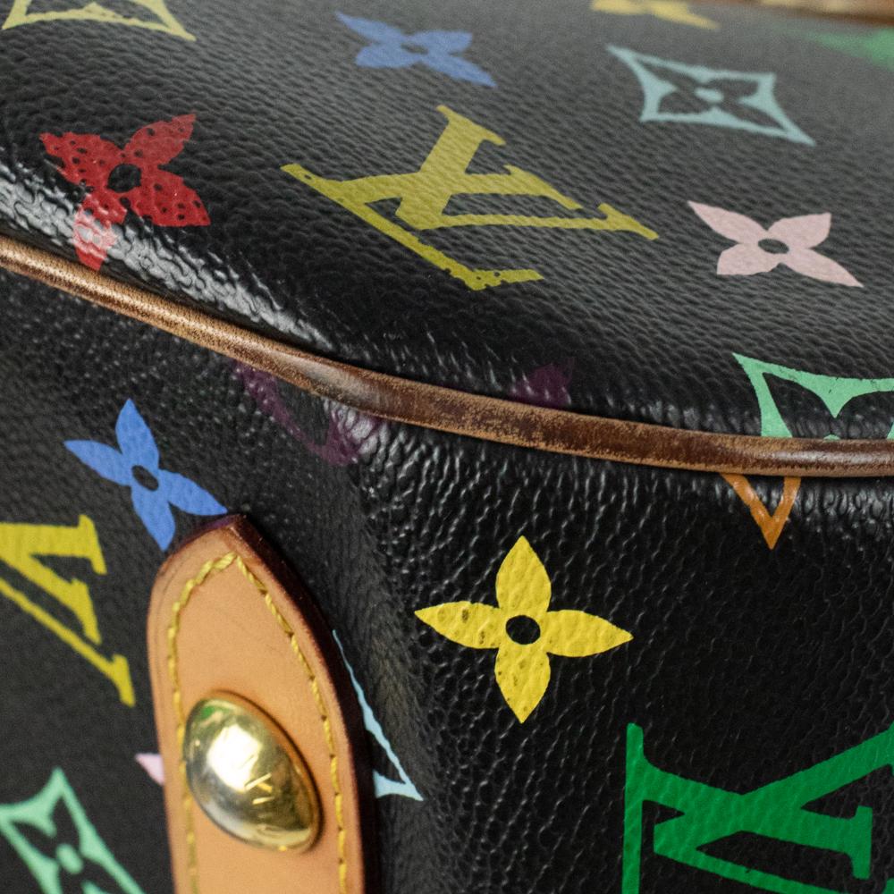 Louis Vuitton, Murakami small in black canvas 10