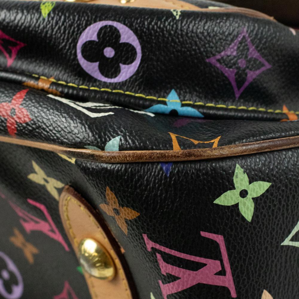 Louis Vuitton, Murakami small in black canvas 12