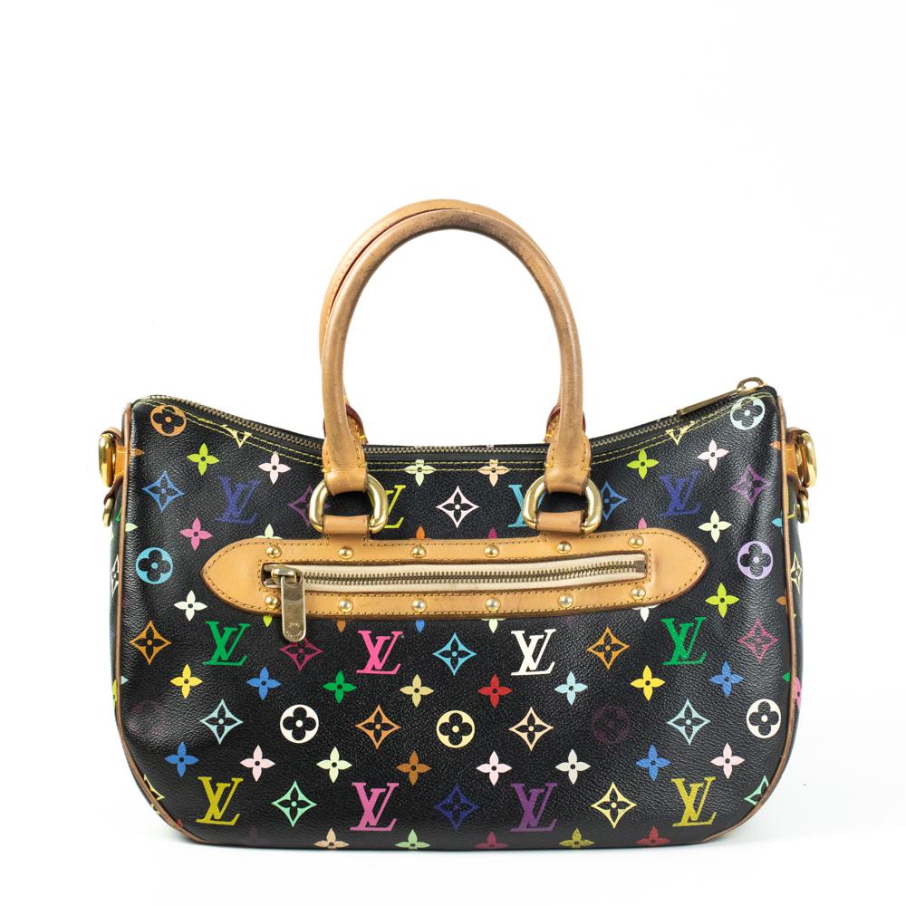 Black Louis Vuitton, Murakami small in black canvas