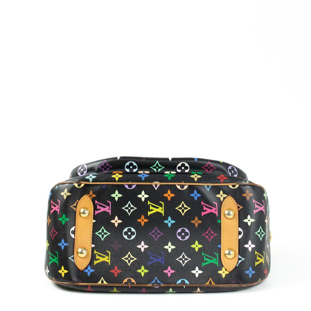 Louis Vuitton, Murakami small in black canvas In Good Condition In Clichy, FR