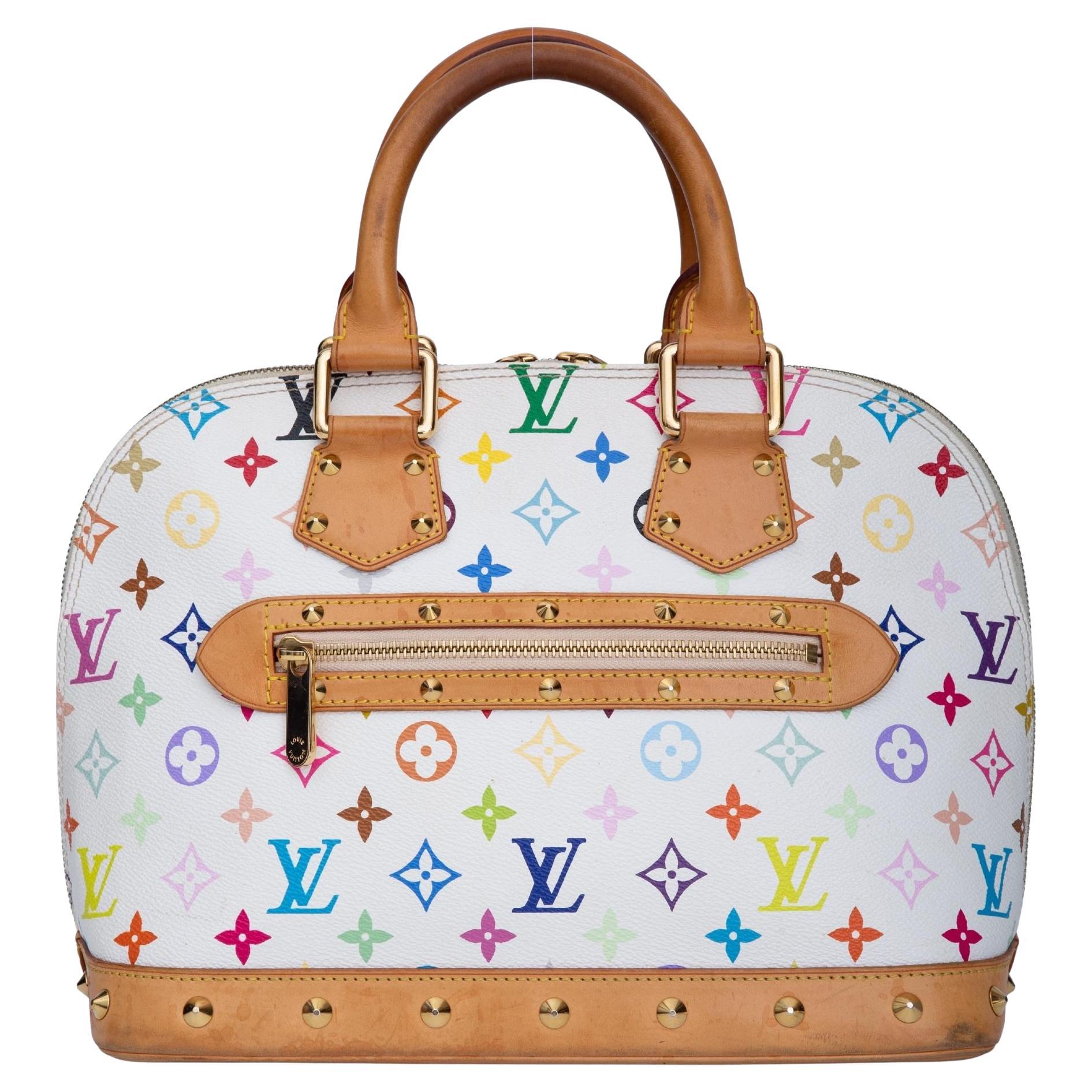 Louis Vuitton Alma Bb Epi Coquelicot Shoulder Bag Auction