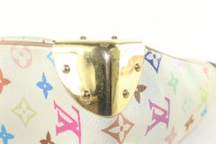 Louis Vuitton Murakami White Monogram Multicolor Boulogne Hobo 3LV118K