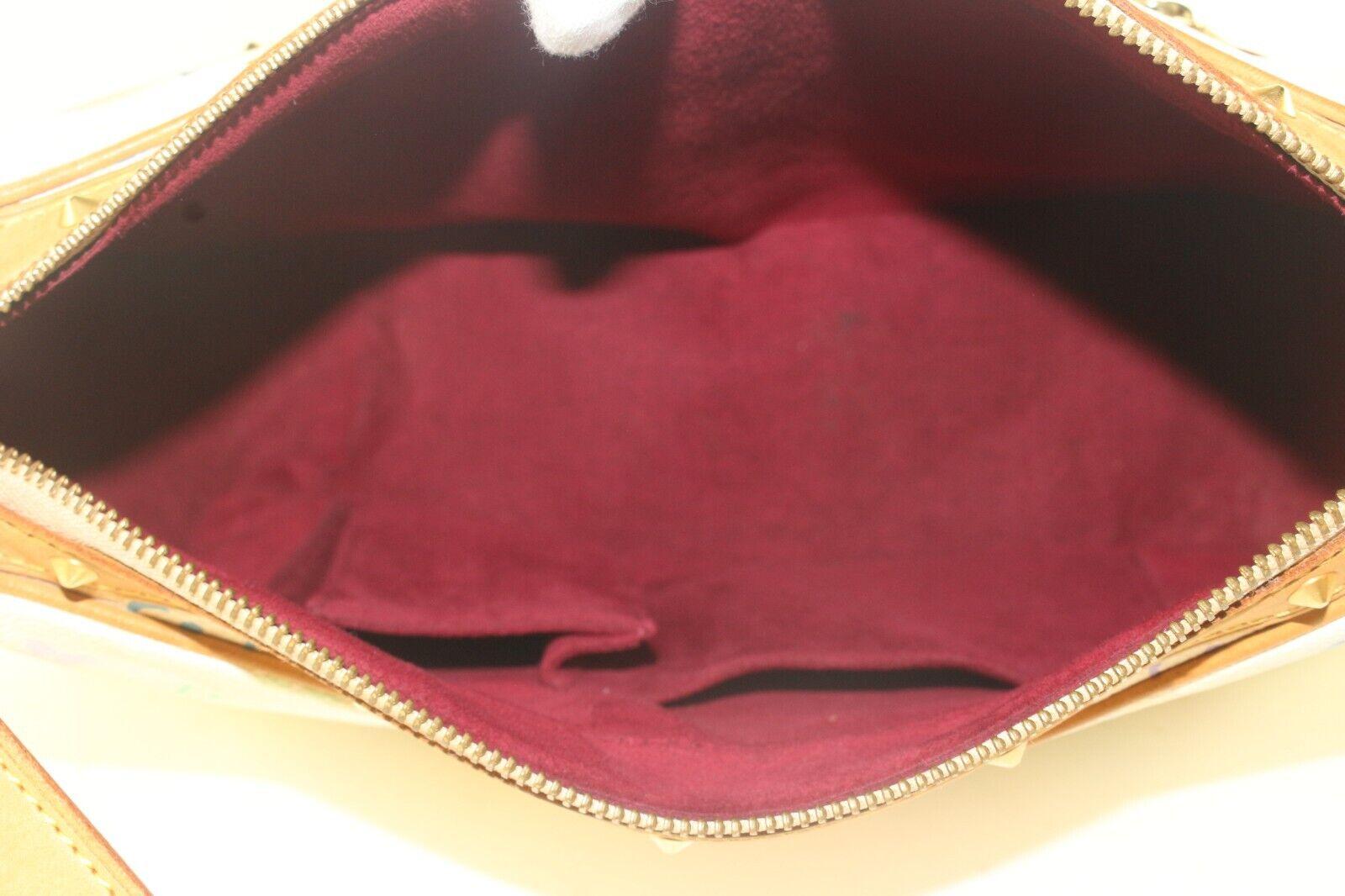 Louis Vuitton Murakami Blanco Monograma Multicolor Boulogne Hobo 3LV118K 5