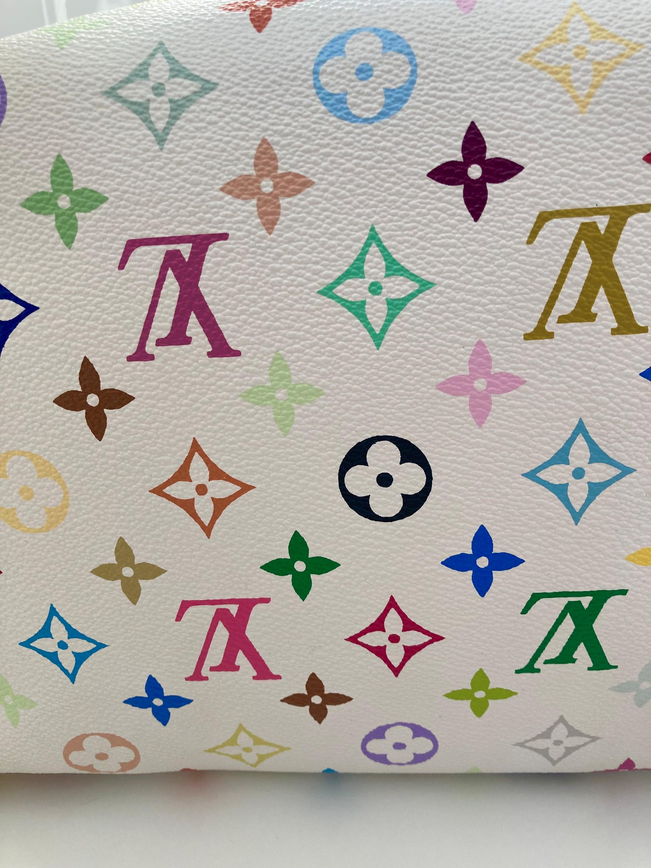 Louis Vuitton Murakami - Sac Speedy 30 blanc monogrammé multicolore en vente 6