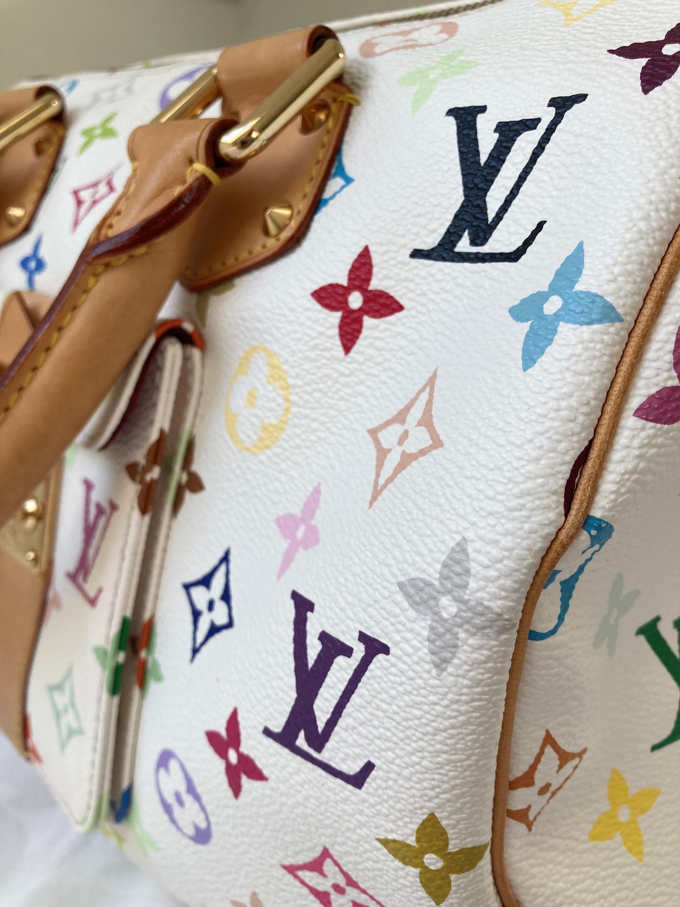 Louis Vuitton Murakami - Sac Speedy 30 blanc monogrammé multicolore en vente 7