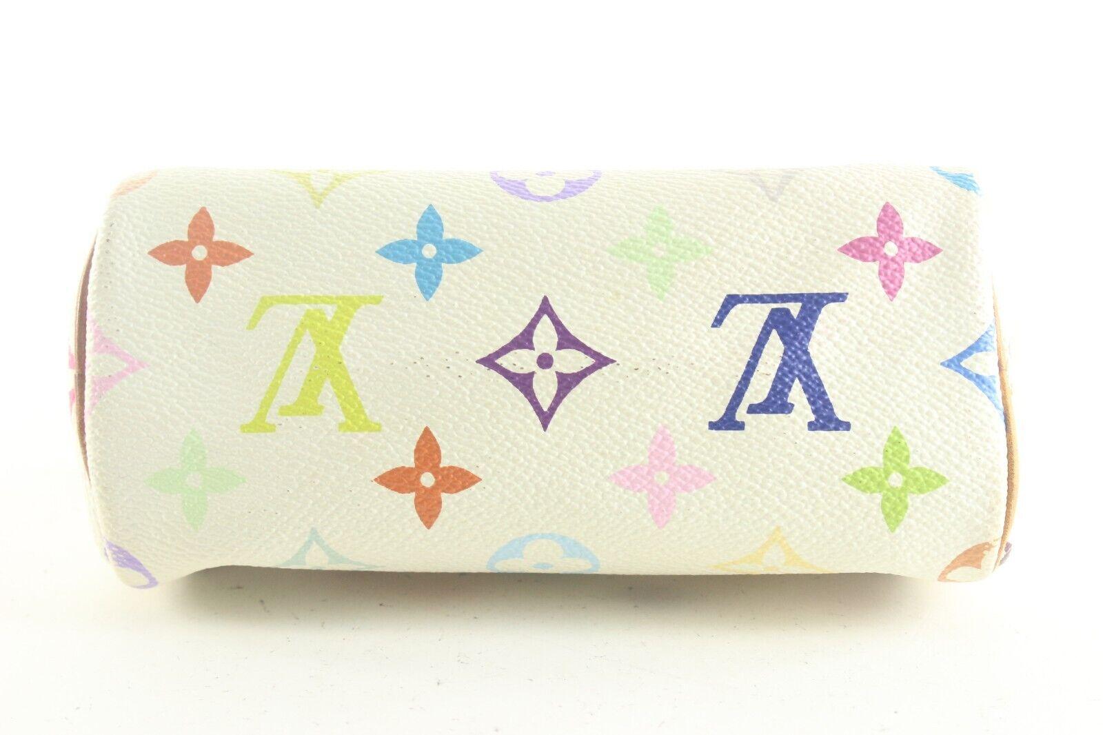 Louis Vuitton Murakami White Multicolor Monogram Mini Speedy HL Nano 3LK810K 6