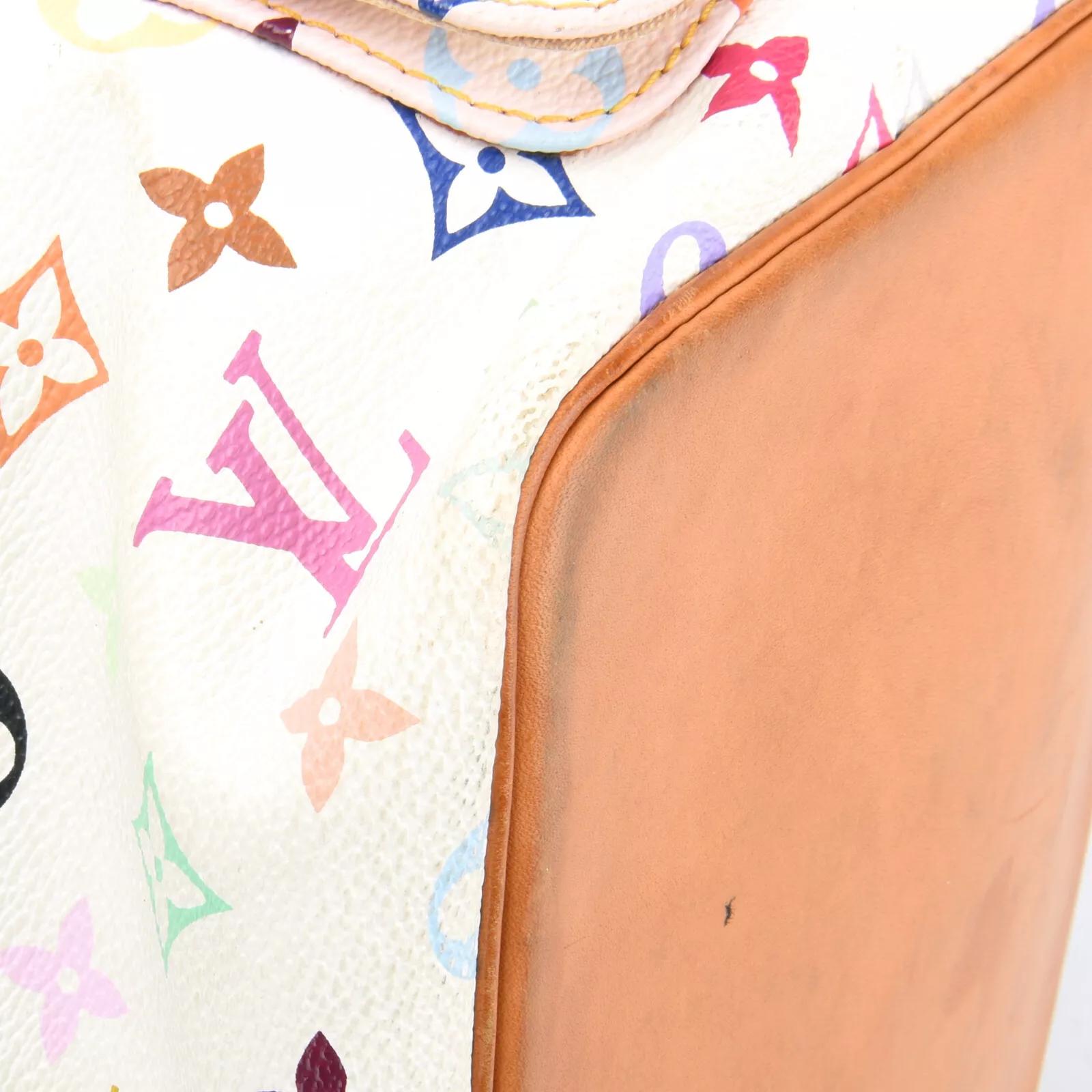 Louis Vuitton Murakami White Multicolor Monogram Petit Noe Bag PM For Sale 3